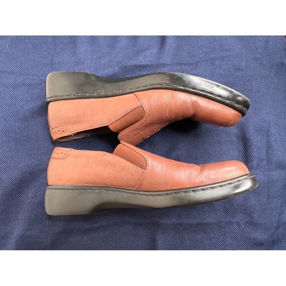 Naturalizer Women's Brown Slip-On Leather Shoes Size 8-1/2N Comfortable Walking - Picture 6 of 14